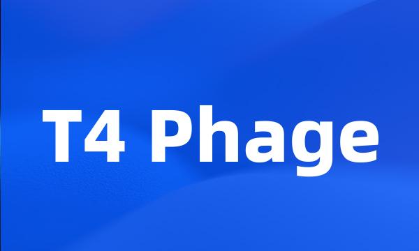 T4 Phage