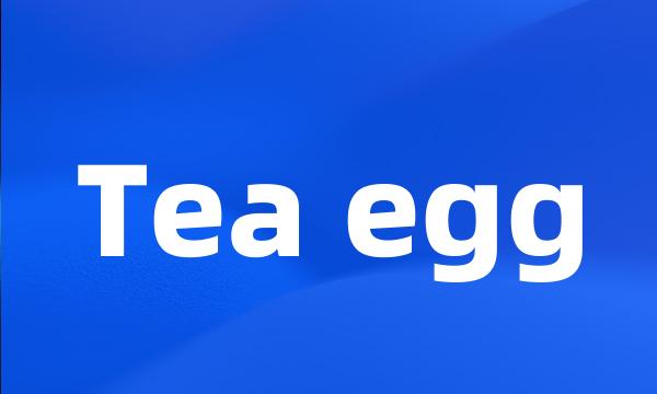 Tea egg