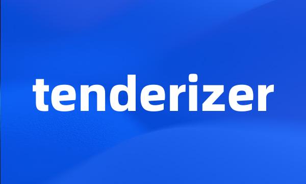 tenderizer