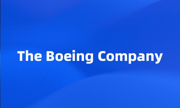 The Boeing Company