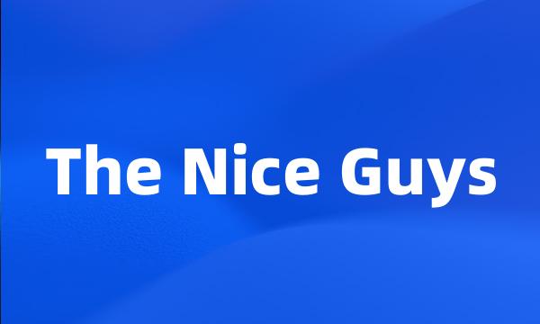 The Nice Guys