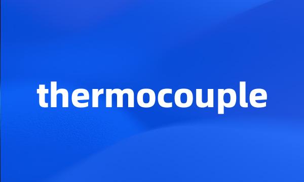 thermocouple