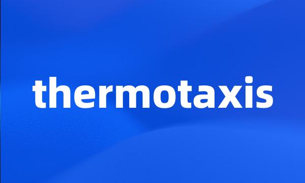 thermotaxis