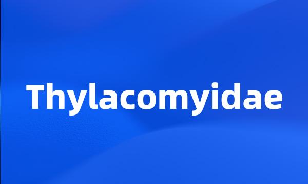 Thylacomyidae