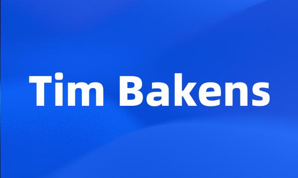 Tim Bakens