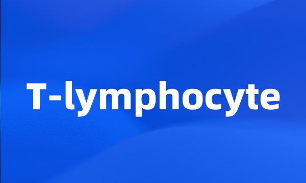 T-lymphocyte