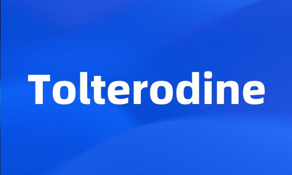 Tolterodine