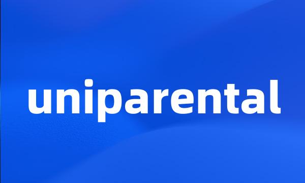 uniparental