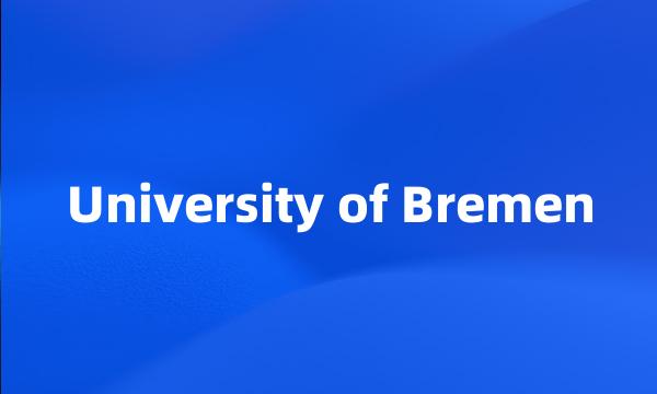 University of Bremen