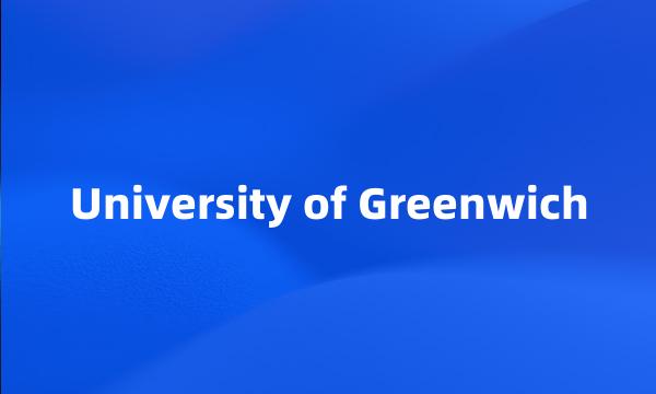 University of Greenwich