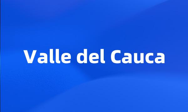 Valle del Cauca