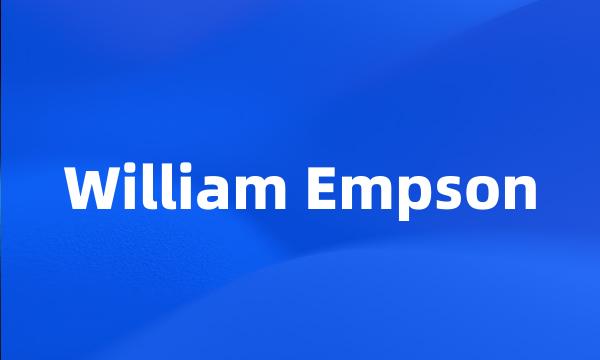 William Empson