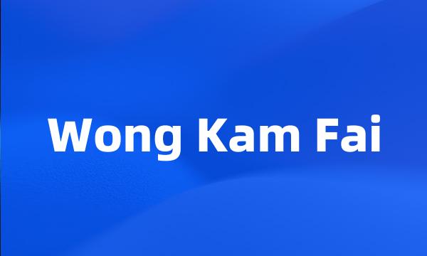 Wong Kam Fai