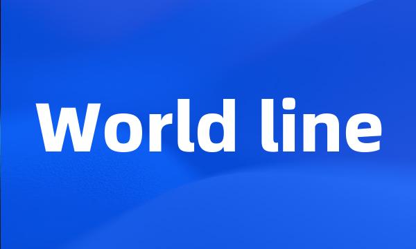 World line