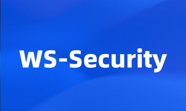 WS-Security