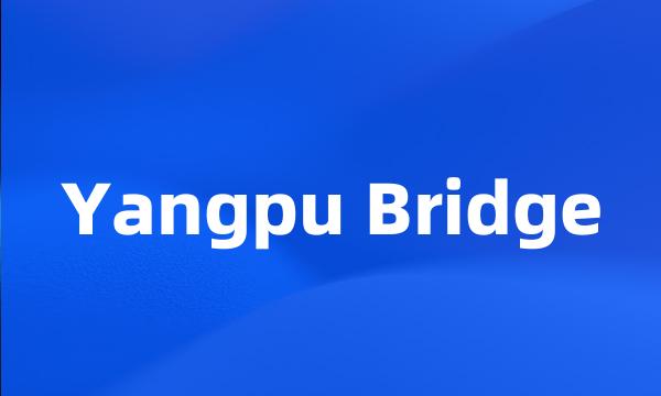 Yangpu Bridge