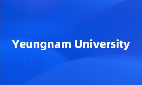 Yeungnam University