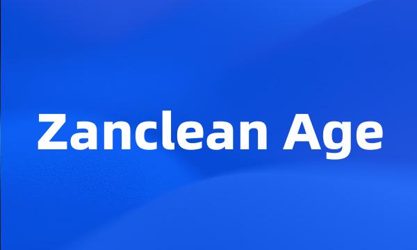 Zanclean Age