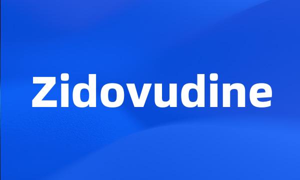 Zidovudine