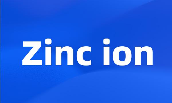 Zinc ion