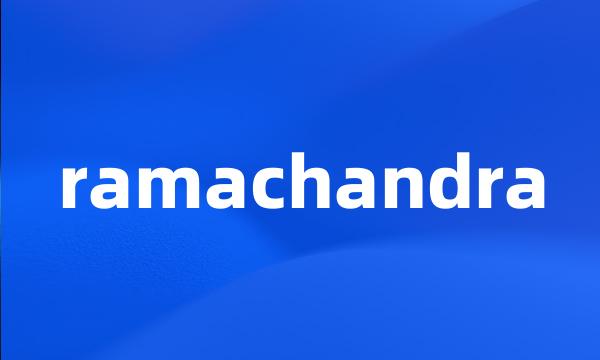 ramachandra