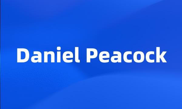 Daniel Peacock