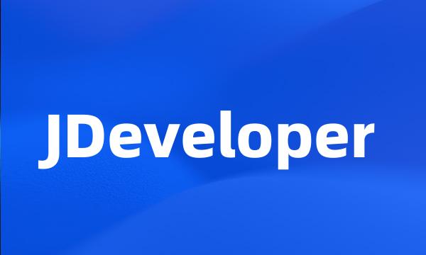 JDeveloper