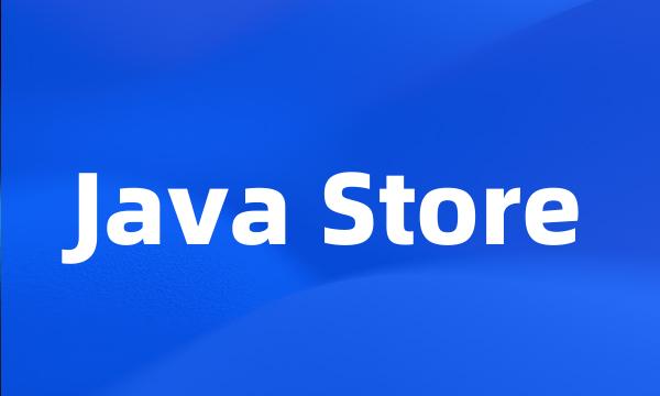 Java Store