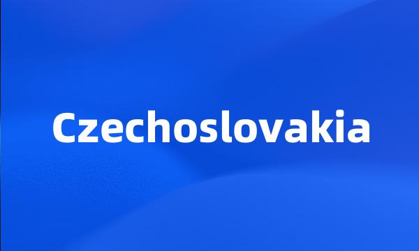 Czechoslovakia