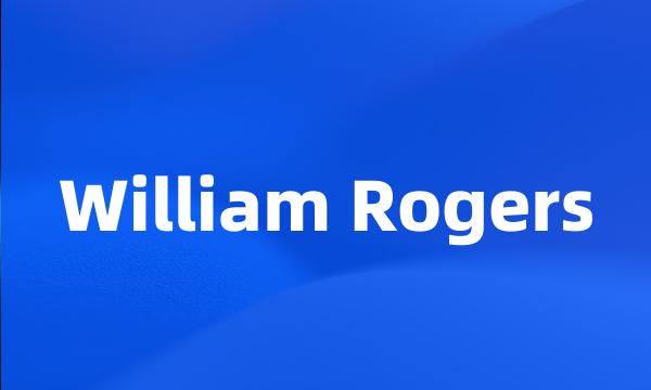 William Rogers