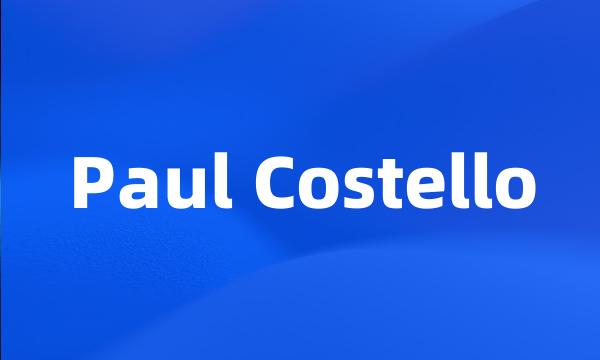 Paul Costello