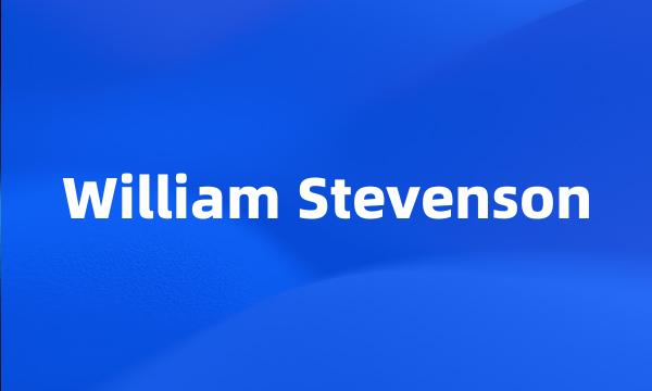 William Stevenson