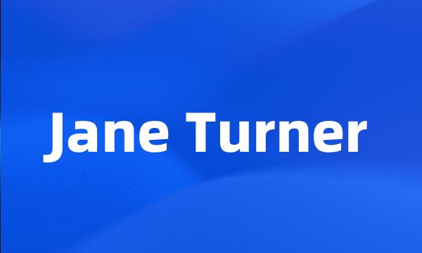 Jane Turner