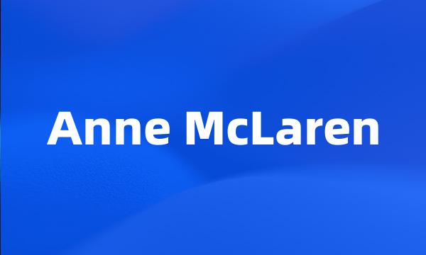 Anne McLaren