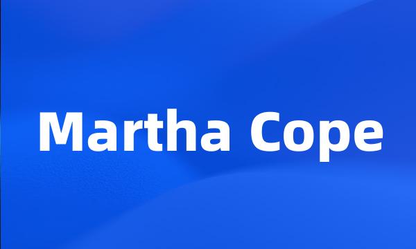 Martha Cope