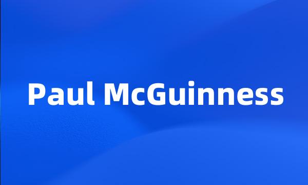 Paul McGuinness