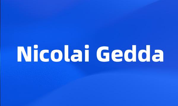 Nicolai Gedda