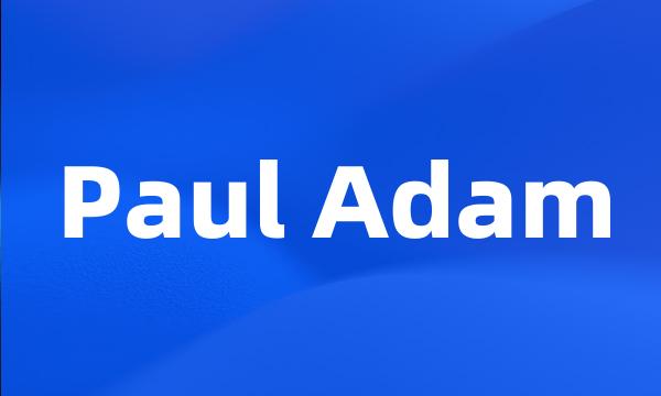 Paul Adam