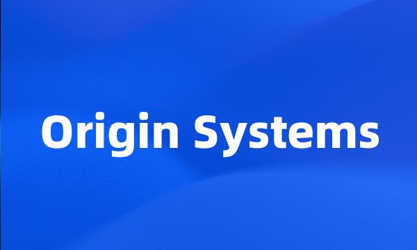 Origin Systems