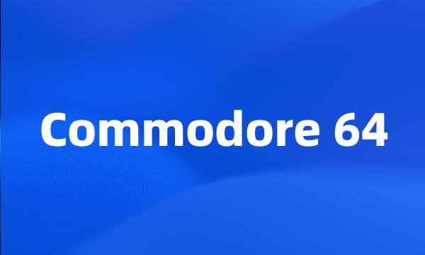 Commodore 64