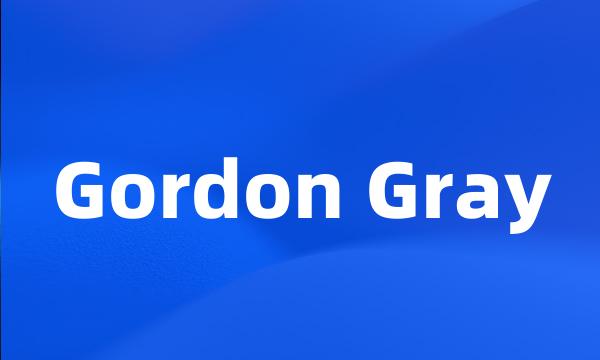 Gordon Gray