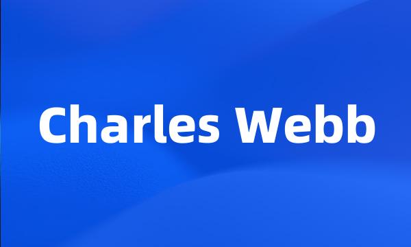 Charles Webb