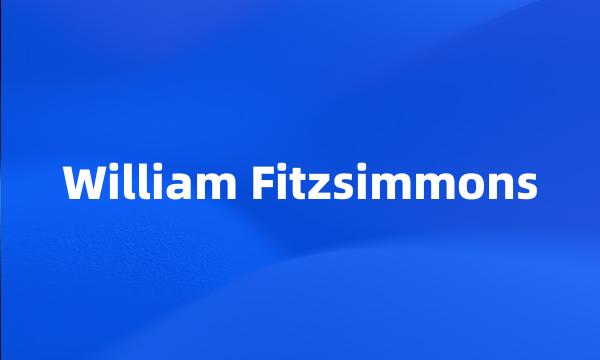 William Fitzsimmons