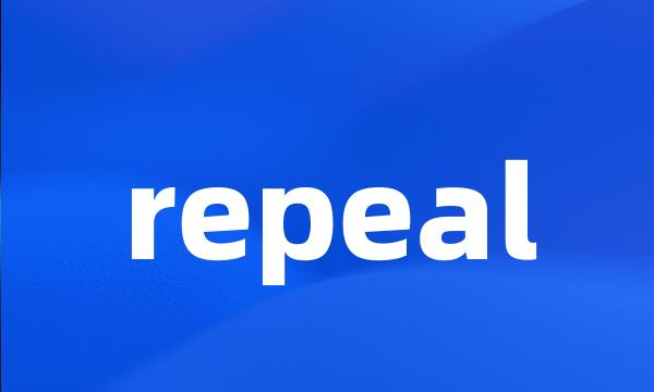 repeal