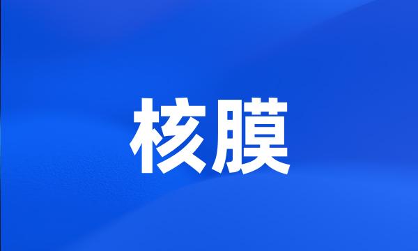 核膜