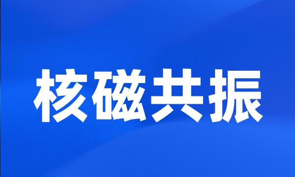 核磁共振