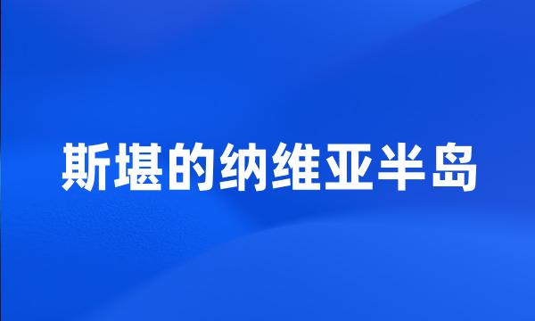 斯堪的纳维亚半岛