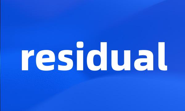 residual