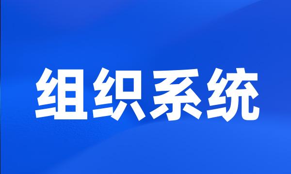 组织系统