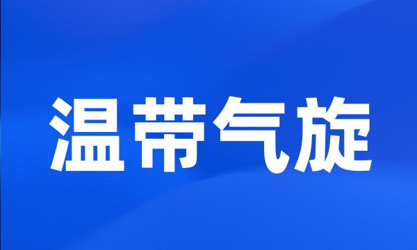 温带气旋